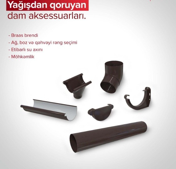 Dam örtüyü aksesuarları