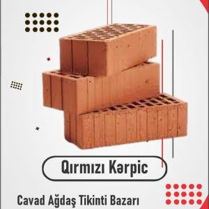 Qırmızı Kərpic 6,5x12,5x25 paddonlu (Holcim Kərpic)